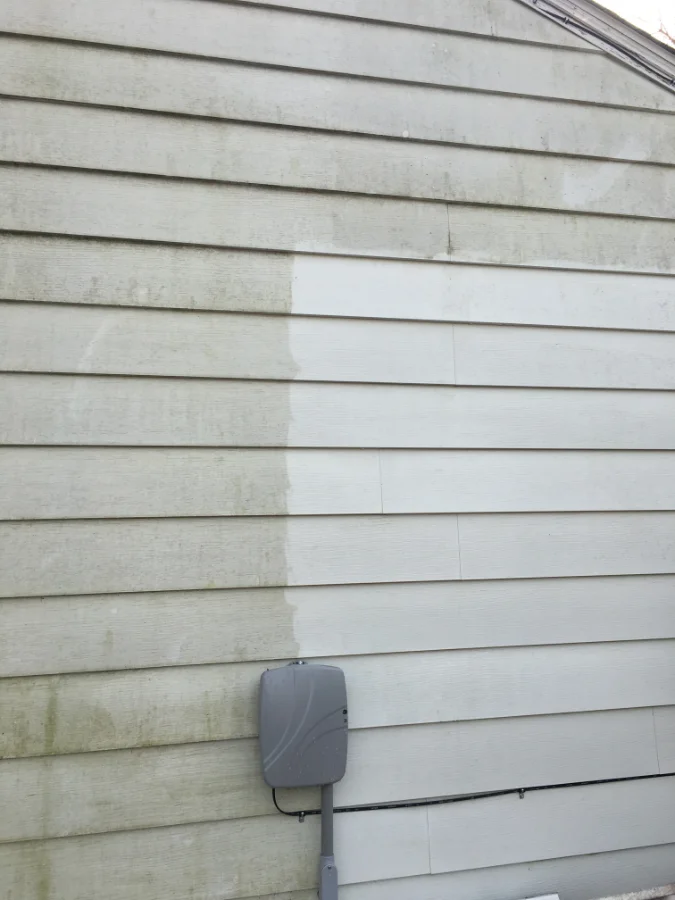 Zeb provides handyman services, including power washing to remove dirt and grime.